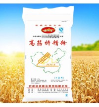 黃河雪牌高筋特精粉25公斤裝