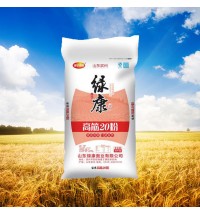 魯北綠康牌高筋粉25公斤裝