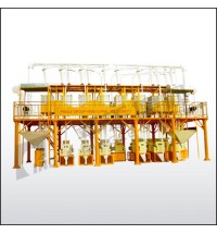 鋼架平篩系列成套面粉機組