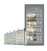 200T樓房結構成套面粉機組
